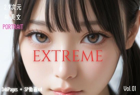 【同人ネタバレ】2.9次元AI美女 PORTRAIT EXTREME VOL.01 AI SEX ポーズ集