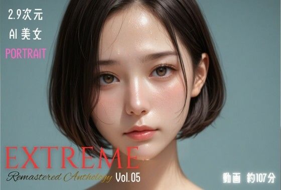 【同人ネタバレ】2.9次元AI美女 PORTRAIT EXTREME Remastered Anthology VOL.05 AI SEX 動画集