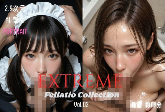 【同人ネタバレ】2.9次元AI美女 PORTRAIT EXTREME Fellatio Collection VOL.02 AI SEX 動画集