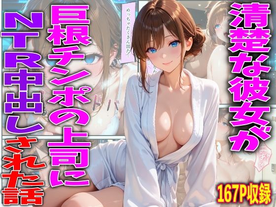 【同人ネタバレ】清楚な彼女が巨根チンポの上司にNTR中出しされた話