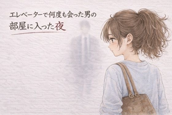 【同人ネタバレ】エレベーターで何度も会った男の部屋に入った夜 ―そのままの夜―