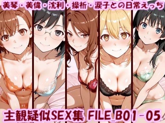 【同人ネタバレ】主観疑似SEX集 FILE_B01-05 美琴・美偉・沈利・操祈・涙子との日常えっち