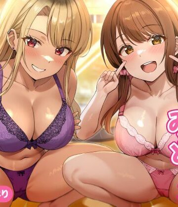 【同人ネタバレ】即ハメ風俗みつどもえ〜白黒ギャルの淫乱同時ビッチ責め〜
