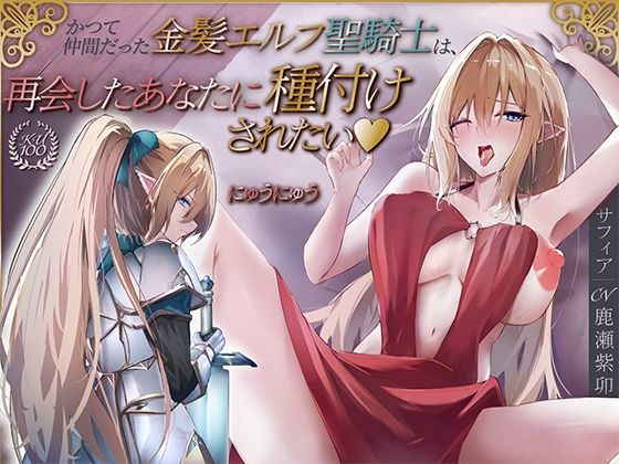 【同人ネタバレ】かつて仲間だった金髪エルフ聖騎士は、再会したあなたに種付けされたい♪【KU100収録】