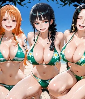 【同人ネタバレ】ビーチで出会った美女をナンパしてメス堕ちさせた話 ワ○ピース
