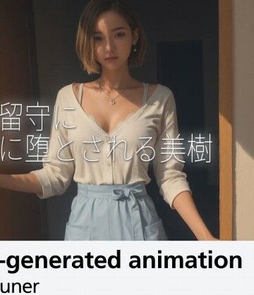 【同人ネタバレ】【4分】夫の留守に隣人に堕とされる美樹 ―― 家事着から徐々に剥がされ、中出しされイカされる不倫の午後