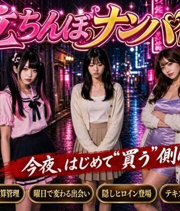 【同人ネタバレ】【フルボイス】立ちんぼナンパ師 〜路地裏に立つワケあり女子大生と生ハメ撮り交渉〜