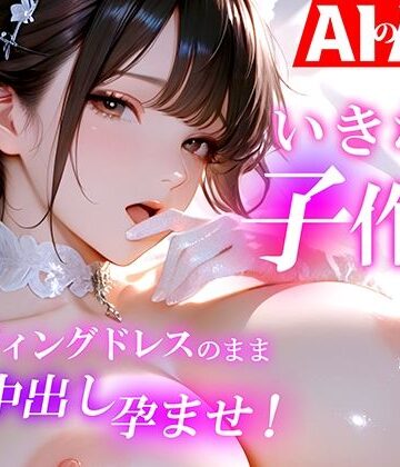 【同人ネタバレ】【AIのAV動画】いきなり子作り ウェディングドレスのまま中出し孕ませ！