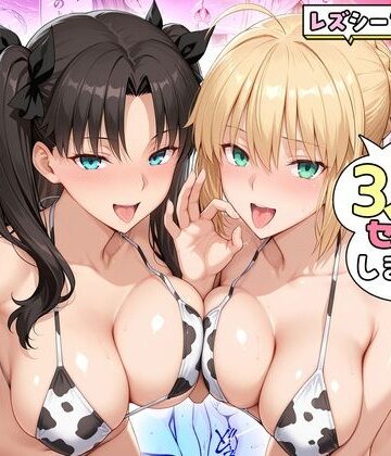 【同人ネタバレ】ヤリマンな私たち、3人でセックスします！ 遠坂・セイバー