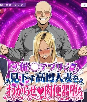 【同人ネタバレ】催○アプリで見下す高慢人妻をわからせ肉便器堕ち