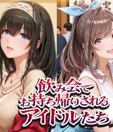 【同人ネタバレ】飲み会でお持ち帰りされるアイドルたち（ア●マス 鷺●文香 白●咲耶 月●恋鐘）