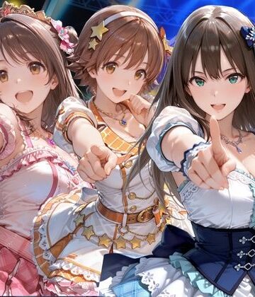 【同人ネタバレ】昼はアイドル夜は生オナホ生活渋●凛＆島●卯月＆本●未央