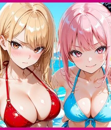 【同人ネタバレ】一軍ギャルに誘われて海水浴の後に搾精された話