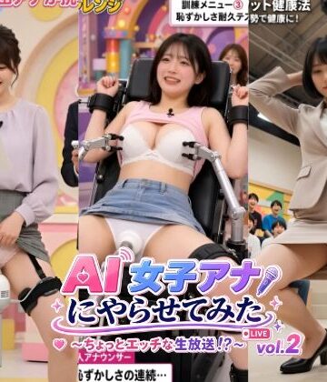 【同人ネタバレ】AI女子アナにやらせてみた 〜ちょっとエッチな生放送！？〜 vol.2