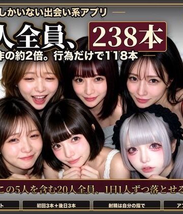 【同人ネタバレ】【実写系Hゲーム】ヤリマンしかいない出会い系アプリ2 〜スワイプして即ホテル〜